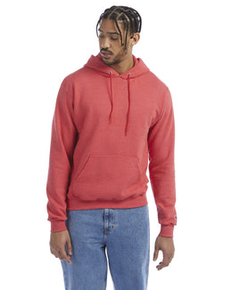 Champion EcoSmart Hooded Sweatshirt S700 | Scarlet Heather - Front