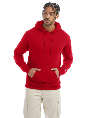 Champion EcoSmart Hooded Sweatshirt S700 | Scarlet - Front