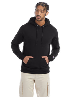 Champion EcoSmart Hooded Sweatshirt S700 | Black - Front