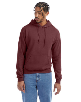 Champion EcoSmart Hooded Sweatshirt S700 | Maroon Heather - Front