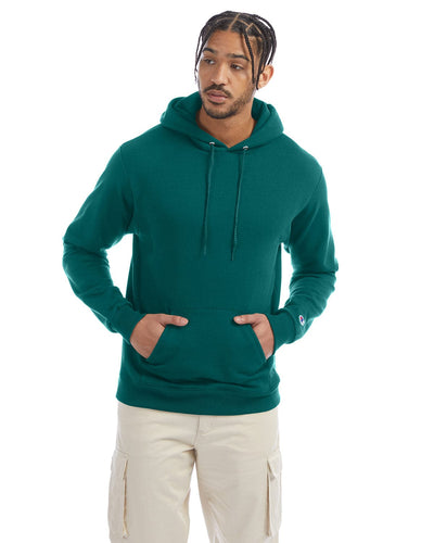 Champion EcoSmart Hooded Sweatshirt S700 | Emerald Green - Front