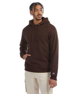 Champion EcoSmart Hooded Sweatshirt S700 | Chocolate Brown - Front