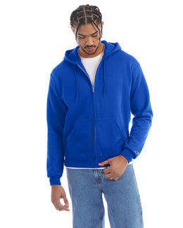 Champion EcoSmart Full-Zip Hoodie S800 | Royal Blue - Front