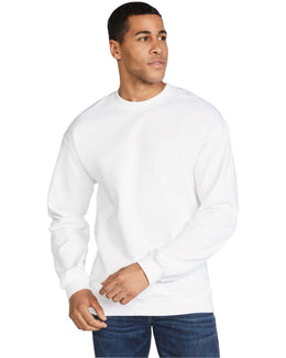Gildan Softstyle Fleece Crewneck Sweatshirt SF000 | White - Front