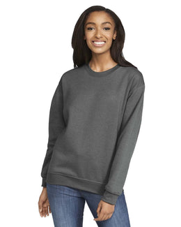 Gildan Softstyle Fleece Crewneck Sweatshirt SF000 | Charcoal - Front