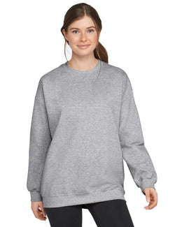 Gildan Softstyle Fleece Crewneck Sweatshirt SF000 | Rs Sport Grey - Front