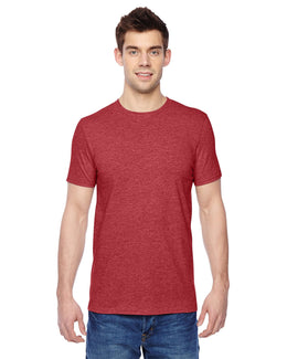 Fruit of the Loom 100% Sofspun Cotton T-Shirt SF45R | Brick Heather - Front