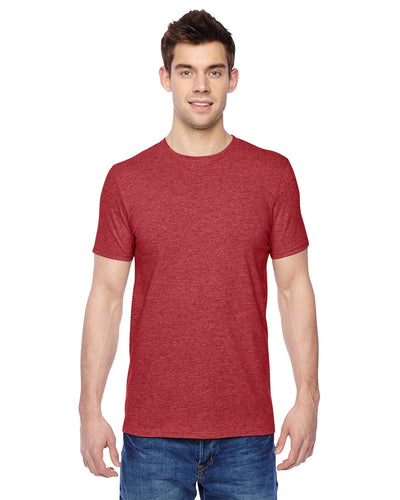 Fruit of the Loom 100% Sofspun Cotton T-Shirt SF45R | Brick Heather - Front