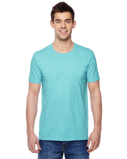 Fruit of the Loom 100% Sofspun Cotton T-Shirt SF45R | Scuba Blue - Front