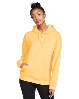 Gildan Softstyle Fleece Pullover Hooded Sweatshirt SF500 | Yellow Haze - Front