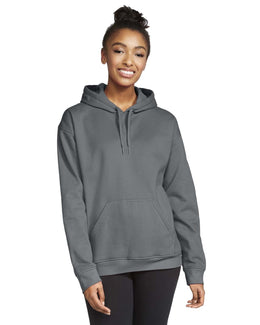 Gildan Softstyle Fleece Pullover Hooded Sweatshirt SF500 | Charcoal - Front