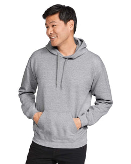 Gildan Softstyle Fleece Pullover Hooded Sweatshirt SF500 | Rs Sport Grey - Front