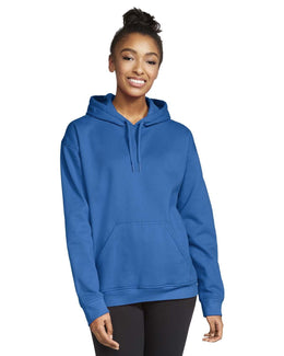 Gildan Softstyle Fleece Pullover Hooded Sweatshirt SF500 | Royal - Front