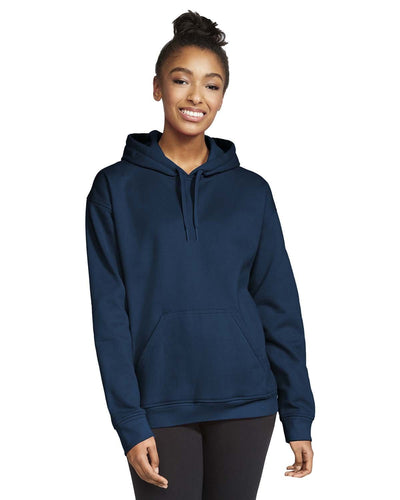 Gildan Softstyle Fleece Pullover Hooded Sweatshirt SF500 | Navy - Front