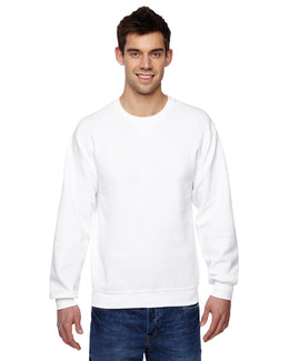 Fruit of the Loom Sofspun Crewneck Sweatshirt SF72R | White - Front