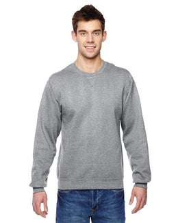 Fruit of the Loom Sofspun Crewneck Sweatshirt SF72R | Athletic Heather - Front