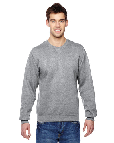Fruit of the Loom Sofspun Crewneck Sweatshirt SF72R | Athletic Heather - Front