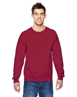 Fruit of the Loom Sofspun Crewneck Sweatshirt SF72R | Cardinal - Front