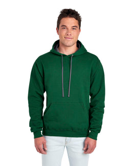 Fruit of the Loom Sofspun Hooded Sweatshirt SF76R | Forest Green - Front