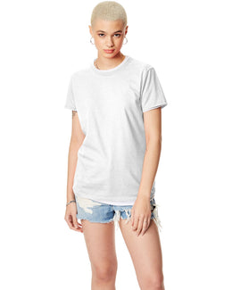 Hanes Ladies Classic Fit Tee SL04 | White - Front
