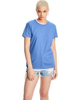Hanes Ladies Classic Fit Tee SL04 | Carolina Blue - Front