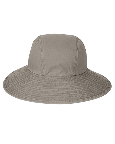 Adams Ladies Sea Breeze Floppy Hat SL101 | Stone - Front