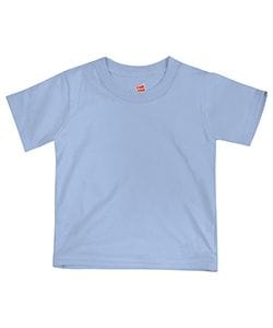 Hanes Toddler Cotton T-Shirt T120 | Light Blue - Front