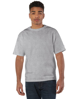 Champion Heritage Jersey Heavyweight T-Shirt T2102 | Oxford Gray - Front