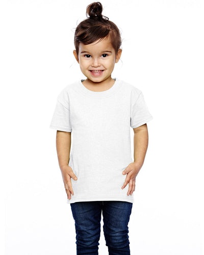 Fruit of the Loom Toddler 100% Heavy Cotton T-Shirt T3930 | White - Front