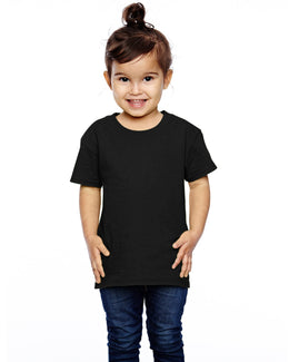 Fruit of the Loom Toddler 100% Heavy Cotton T-Shirt T3930 | Black - Front