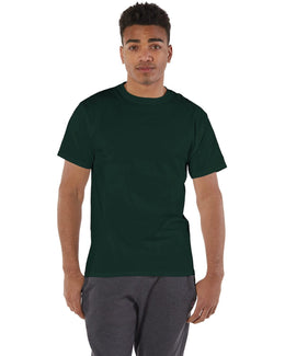 Champion Cotton T-Shirt T525C | Dark Green - Front