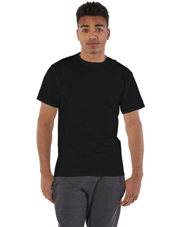 Champion Cotton T-Shirt T525C | Black - Front
