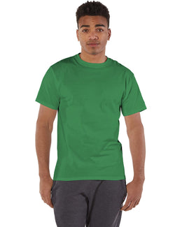 Champion Cotton T-Shirt T525C | Kelly - Front