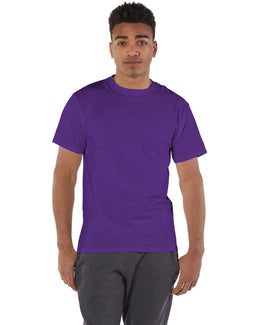 Champion Cotton T-Shirt T525C | Purple - Front