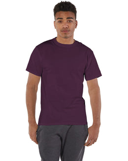 Champion Cotton T-Shirt T525C | Maroon - Front