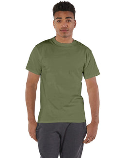 Champion Cotton T-Shirt T525C | Fresh Olive - Front