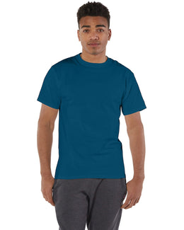 Champion Cotton T-Shirt T525C | Late Night Blue - Front