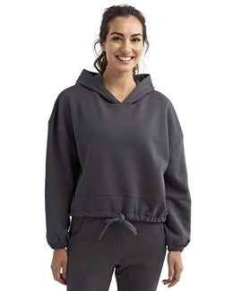 TriDri Ladie's Cropped Maria Hoodie TD085 | Charcoal - Front