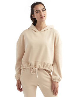 TriDri Ladie's Cropped Maria Hoodie TD085 | Nude - Front