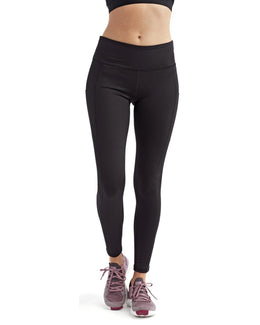 TriDri Ladie's Performance Leggings TD531 | Black - Front