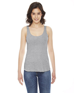 American Apparel Ladies Triblend Racerback Tank TR308W | Athletic Grey - Front