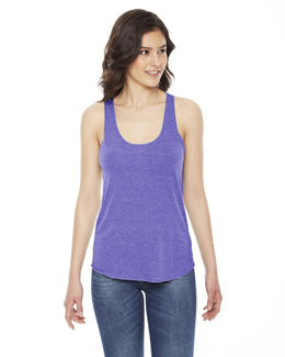 American Apparel Ladies Triblend Racerback Tank TR308W | Tri Orchid - Front