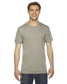 American Apparel Unisex Triblend Short Sleeve Track T-Shirt TR401W | Tri Lieutenant - Front