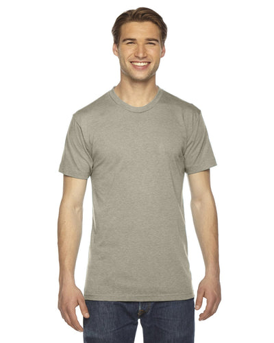 American Apparel Unisex Triblend Short Sleeve Track T-Shirt TR401W | Tri Lieutenant - Front