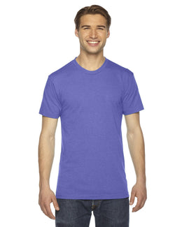 American Apparel Unisex Triblend Short Sleeve Track T-Shirt TR401W | Tri Orchid - Front
