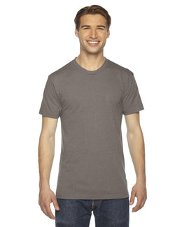 American Apparel Unisex Triblend Short Sleeve Track T-Shirt TR401W | Tri Coffee - Front