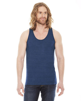 American Apparel Unisex Triblend Tank TR408W | Tri Indigo - Front