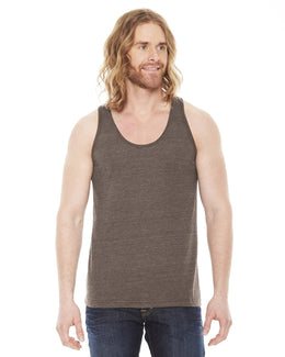 American Apparel Unisex Triblend Tank TR408W | Tri Coffee - Front