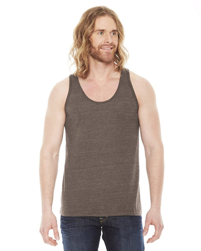 American Apparel Unisex Triblend Tank TR408W | Tri Coffee - Front