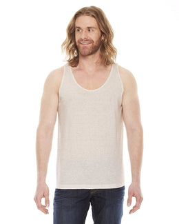 American Apparel Unisex Triblend Tank TR408W | Tri Oatmeal - Front